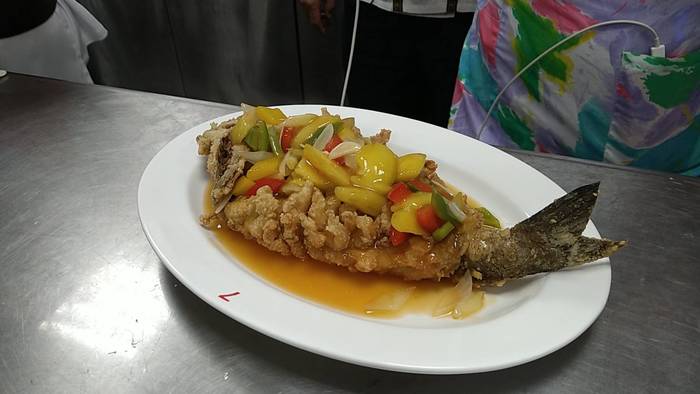 松鼠魚完成品